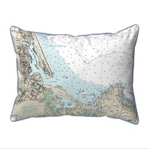 Betsy Drake Plum Island Sound, MA Nautical Map Small Corded Indoor Outdoor - £38.75 GBP