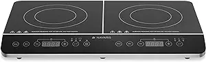 Double Induction Cooktop - Portable Dual Countertop Electric Stove Burne... - $222.99