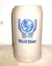 Wolf +2009 Fuchsstadt Wurzburg 1L Masskrug German Beer Stein - $19.95