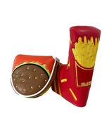 Golf Club Mallet Blade Putter Head Cover Hamburger French Fries - $27.16 CAD
