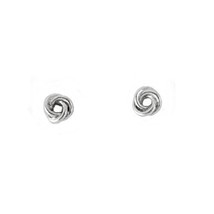 Sterling Silver Endless Knot Post Earrings - $8.99