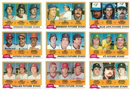 1981 Topps Baseball Future Stars U-Pick 41-659 - Complete your Set NM - £0.98 GBP