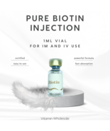 PURE BIOTIN 2 x 1ml vial for INJ IM/IV - £23.66 GBP