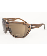 Tom Ford Sedgewick Brown / Brown Sunglasses TF402 48E 62mm - $3,873.66 MXN