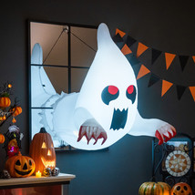 3.3 FT Inflatable Halloween Ghost Blow Up Flying Decoration with LED Lights Yard - £37.07 GBP