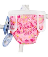 iPlay Ultimate Swim Diaper S 6 Months Girls Ruffle Pink Sea shells Beach... - $11.74