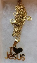 Christian Love Jesus Religious Necklace  - £8.76 GBP