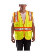 JOB SIGHT V73852.S-M Polyester Mesh-Solid Vest, Small/Medium, Fluorescent - $608.07 MXN