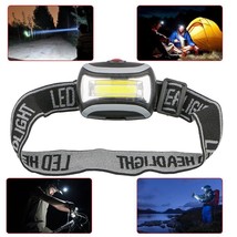 COB LED Headlamp Headlight Head Lamp Light Torch Flashlight Portable 3 Modes AAA - £7.03 GBP