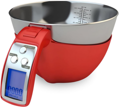Backlight Digital Kitchen Food Scale with Removable Bowl and Measuring Cup NEW  - £44.17 GBP