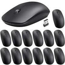 20 Pack Wireless Mouse For Laptop 2.4G Wireless Computer Mouse 1000 Dpi Wireless - £78.95 GBP