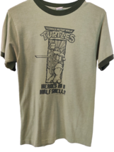 Vintage Teenage Mutant Ninja Turtles Heroes in the half shell T-shirt Si... - £23.21 GBP