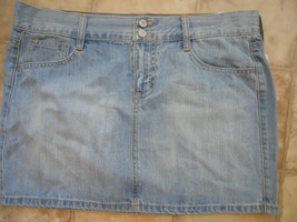 Women Skirts Size 2 4 6 8 10 12 14 Blue Jean  - $18.98
