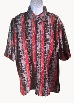 ALPINE DESIGN Men&#39;s Short Sleeve Button Down Polyester Shirt Multi-Color... - $14.84