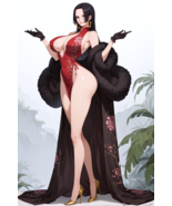 One Piece - Boa Hancock (Formal) - 4 x 6 Inches Art Print Photograph - $111.97 MXN