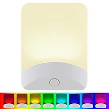 GE Color-Changing LED Night Light 3 Color Changing Modes Light Sensing Dusk/Dawn - £7.41 GBP