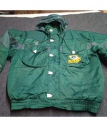 VTG Logo Athletic Pro Line Green Bay Packers Jacket Men XL Green Puffer ... - £91.22 GBP