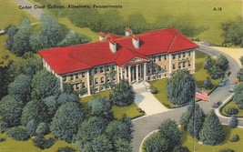 Cedar Crest College Allentown Pa Linen UP Postcard E33 - £3.31 GBP