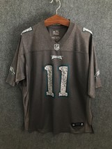 Fanatics Philadelphia Eagles Carson Wentz 11 T-Shirt Men&#39;s Size L Double Sided - £8.75 GBP