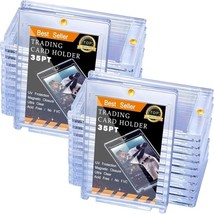 Magnetic Card Holders For Trading Cards 35Pt Hard Card Case Protectors Fit Clear - £31.61 GBP