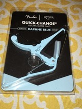 Fender Kyser Electric Guitar Capo Classic Colors Daphne Blue - NIB - Rare - £23.60 GBP