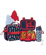 Bentgo Girl Boy Lunch Box Navy Blue Multicolor Rocket Water Bottle Insul... - $1,474.09 MXN