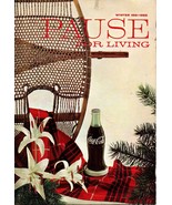 Coca Cola Pause for Living Magazine Winter 1961-62 Make Party Table Deco... - $9.21 CAD