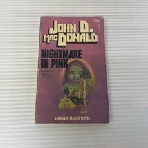 Nightmare In Pink Mystery Paperback Book by John D. MacDonald from Fawcett 1964 - £9.58 GBP
