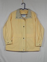 Innovations by Izzi Vintage Retro Yellow Spring Jacket Size Medium - £15.71 GBP