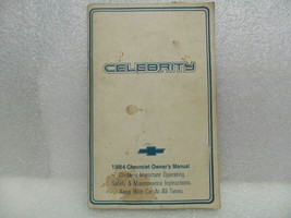 1984 CELEBRITY Owners Manual 16116 - $12.86