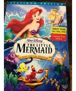 THE LITTLE MERMAID 2-DISC SPECIAL EDITION Complete +SLIP(slip shows shel... - £7.00 GBP