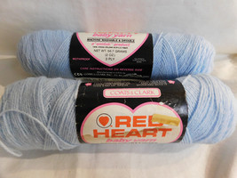 Red Heart Baby wintuk Baby blue lot of 2 dye lot 4144 - £3.97 GBP