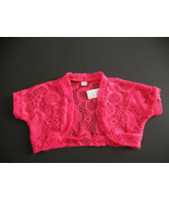 Girls Knitted Bolero Cardigan - Pink - $12.99