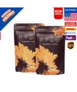 2 PACK OF 2025 RYZE Mushroom Coffee Organic Coffee 30 Servings 180g - $44.86 CAD