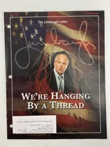 Rush Limbaugh Letter Newsletter Magazine August 2010 We&#39;re Hanging By A Thread - £15.14 GBP