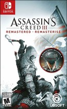 Assassins Creed Iii Remastered Switch New! Fight Kill Warfare Revolution Mission - £19.46 GBP