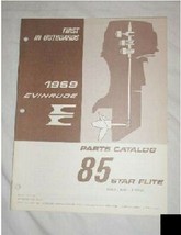 1969 Evinrude Parts List Catalog 85 Star Flite - $14.88