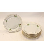 Tienshan Holiday Hostess Christmas Saucers 6-1/8&quot;  Lot of 8 Xmas - €13,54 EUR