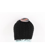 NOS Vintage 90s Streetwear Womens Chunky Cable Knit Winter Beanie Hat Ca... - $47.70 CAD