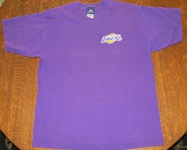 LA Lakers Purple Short Sleeve T-Shirt Adult Size Large - $7.87