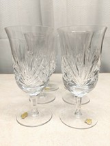 6 Echt bleikristall Crystal Stemware Wine Water Glasses 6 3/4&quot; - £36.39 GBP
