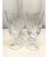 6 Echt bleikristall Crystal Stemware Wine Water Glasses 6 3/4&quot; - £35.80 GBP