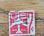 US Stamp US Air Mail 7c Used Wave Cancel - $0.94
