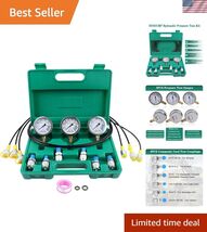 Hydraulic Pressure Gauge Kit, 25Mpa/40Mpa/60Mpa 3 Pressure Gauges 6 Test... - $93.93