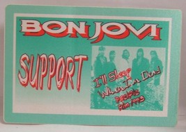 JON BON JOVI / RICHIE SAMBORA - OLD BON JOVI TOUR CONCERT CLOTH BACKSTAG... - $10.00