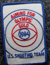 U.S. Shooting Team Patch - Aiming for Olympic Gold 1984  - £36.91 GBP