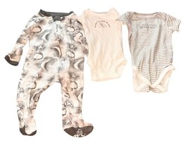 Baby Clothes Lot Newborn & 0-3M Boys 11pcs Onesies Sleepers Gerber Carter’s D image 6