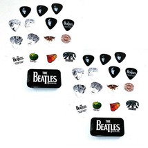 Beatles Guitar Picks Signature Series Logo Planet Waves Pick 2 Tins 30 Picks - £37.34 GBP