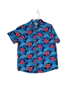 Tricots St Raphael Hawaiian Shirt Men&#39;s XL Button Short Sleeve Floral Print - $175.79 MXN