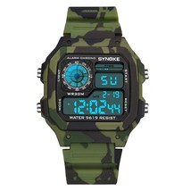 SYNOKE Watch Men&#39;s Watch Movement Upgrade Nylon Strap Digital Watch Men Waterpro - £22.40 GBP